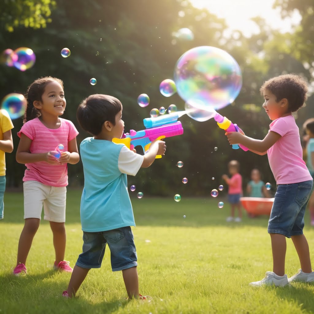 Mainan Bubble Gun Serunya Bermain Gelembung untuk Anak!
